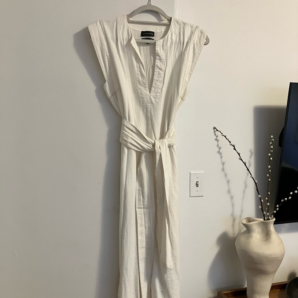 Linen tunic dress